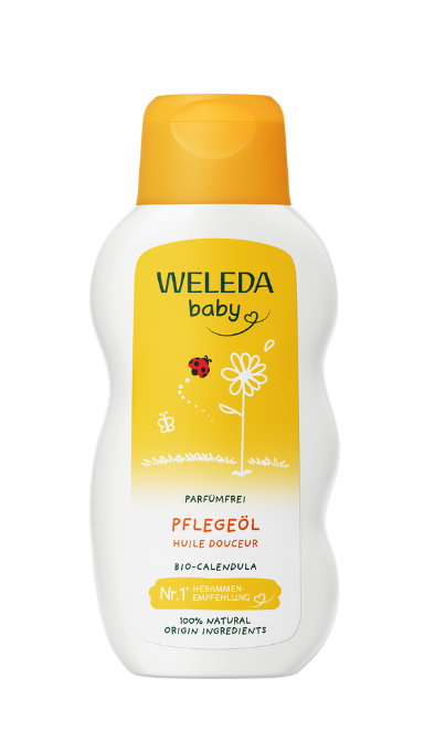 Baby Ulei pentru corp cu galbenele fara parfum 200 ml